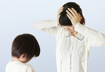 嫁さんがいつもイライラしている理由１．子育てが大変だから